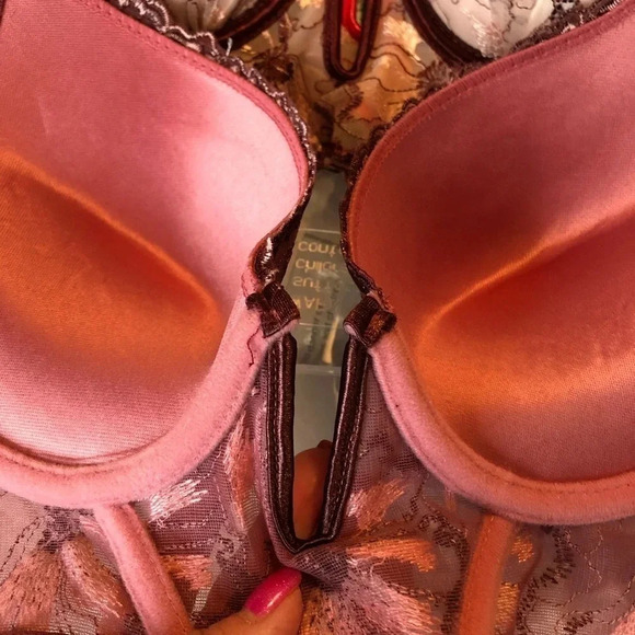 NWT Longline floral satin bra 36B - Picture 14 of 14